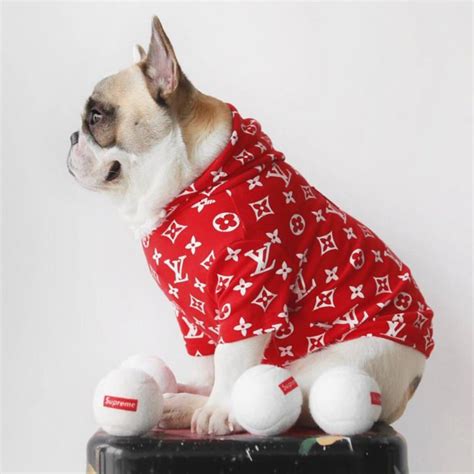 lv x supreme dog clothes|louis vuitton dog clothes.